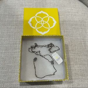 Kendra Scott Claudia Lariat Silver Lariat Necklace